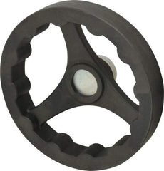 J.W. Winco - 200mm, Handwheel - 40mm Hub, Plastic, Plain Finish - Apex Tool & Supply