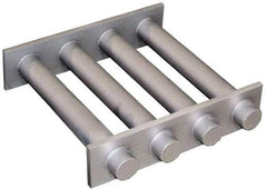 Mag-Mate - 12 Inch Long Square Grate Separator - Ceramic Magnet, 6 Tubes - Apex Tool & Supply
