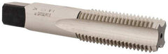 Heli-Coil - 1-8 UNC, H4, 4 Flute, Bottoming Chamfer, Bright Finish, High Speed Steel Hand STI Tap - 5-3/4" OAL, 2-9/16" Thread Length, 1" Square Length, 0.766" Square Size, 3B Class of Fit - Apex Tool & Supply