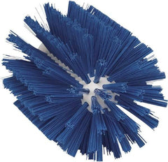 Vikan - 4" Diam Polyester Tube Brush - 6-1/2" OAL, 5-1/4" Head Length, Polypropylene Handle - Apex Tool & Supply