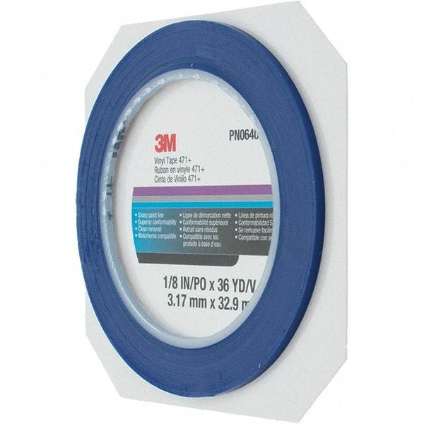 3M - 1/8" Wide Masking & Painters Tape - 5.3 mil Thick - Apex Tool & Supply