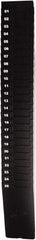 Lathem Time - 33-1/2" High x 4-1/2" Wide 25 Pocket Adjustable Time Card Rack - Black, Use with Time Cards - Apex Tool & Supply