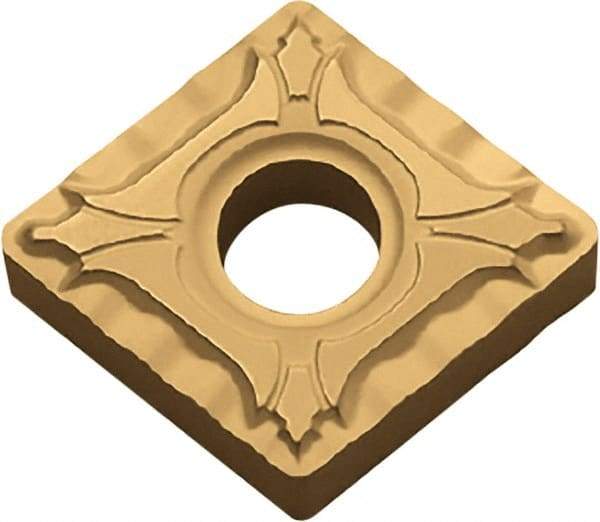 Kyocera - CNMG432 XP Grade CA5515 Carbide Turning Insert - TiCN/Al2O3/TiN Finish, 80° Diamond, 1/2" Inscr Circle, 3/16" Thick, 1/32" Corner Radius - Apex Tool & Supply
