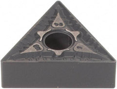 Iscar - TNMG331 GN Grade IC428 Carbide Turning Insert - TiC/Al2O3 Finish, 60° Triangle, 3/8" Inscr Circle, 3/16" Thick, 1/64" Corner Radius - Apex Tool & Supply