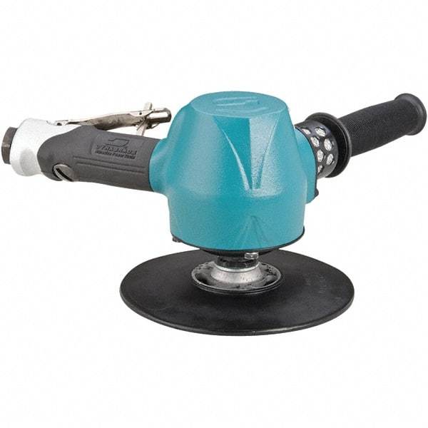 Dynabrade - 7" Max Disc, 7,200 RPM, Pneumatic Handheld Disc Sander - 87 CFM, 1/2" Inlet, 2 hp, 90 psi - Apex Tool & Supply