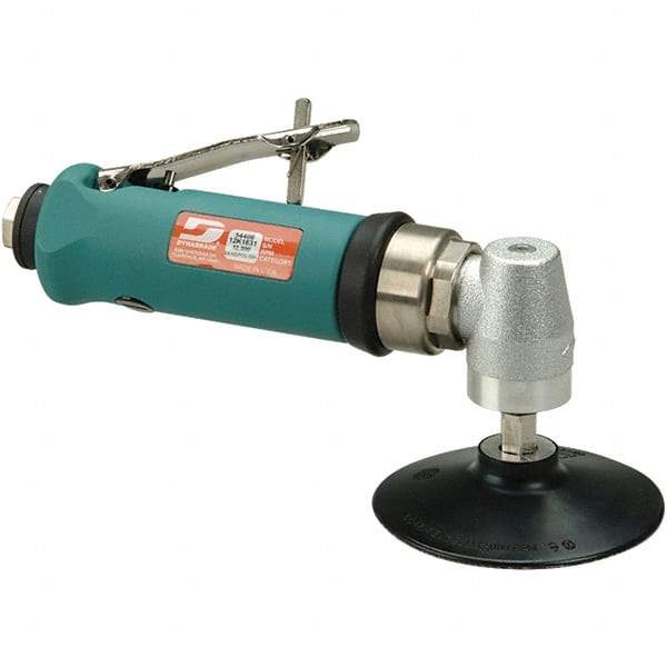 Dynabrade - 4" Max Disc, 12,000 RPM, Pneumatic Handheld Disc Sander - 39 CFM, 1/4" Inlet, 0.7 hp, 90 psi - Apex Tool & Supply