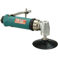 Dynabrade - 4" Max Disc, 12,000 RPM, Pneumatic Handheld Disc Sander - 39 CFM, 1/4" Inlet, 0.7 hp, 90 psi - Apex Tool & Supply