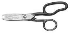 Heritage Cutlery - 1-7/8" Length of Cut, Straight Pattern Electrician's Snip - 6-1/4" OAL, 19, 23 AWG Steel Capacity - Apex Tool & Supply