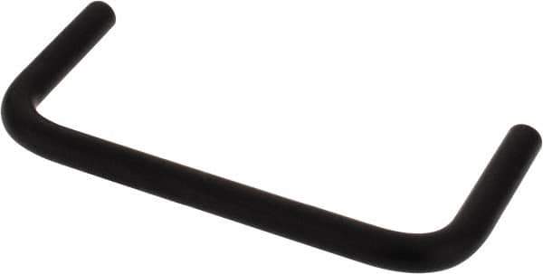 Electro Hardware - 4-40 Internal Thread, 5/32" Handle Diam, Black Anodized Aluminum Drawer Pull - 2" Center to Center - Apex Tool & Supply