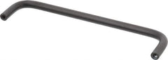 Electro Hardware - 10-32 Internal Thread, 5/16" Handle Diam, Black Anodized Aluminum Drawer Pull - 6" Center to Center - Apex Tool & Supply