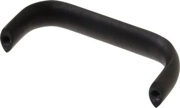 Electro Hardware - 3" Center to Center, Brush Black Anodized Aluminum Pull Handle - 1.281" High - Apex Tool & Supply