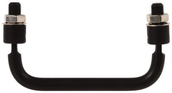 Electro Hardware - 4" Center to Center, Nickel Plated Brass Pull Handle - 1.85" High - Apex Tool & Supply