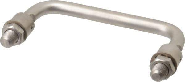 Electro Hardware - 4" Center to Center, Passivated Stainless Steel Pull Handle - 1.85" High - Apex Tool & Supply