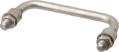 Electro Hardware - 4" Center to Center, Passivated Stainless Steel Pull Handle - 1.85" High - Apex Tool & Supply