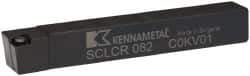 Kennametal - SCLC, Right Hand Cut, 5° Lead Angle, 1/2" Shank Height x 1/2" Shank Width, Neutral Rake Indexable Turning Toolholder - 3-1/2" OAL, CC..21.5. Insert Compatibility, Series Screw-On - Apex Tool & Supply
