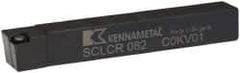 Kennametal - SCLC, Right Hand Cut, 5° Lead Angle, 1/2" Shank Height x 1/2" Shank Width, Neutral Rake Indexable Turning Toolholder - 3-1/2" OAL, CC..21.5. Insert Compatibility, Series Screw-On - Apex Tool & Supply