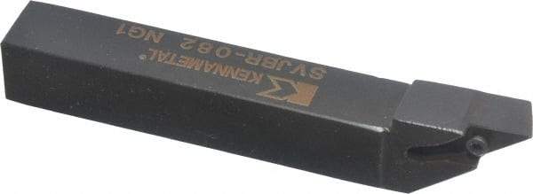 Kennametal - SVJB, Right Hand Cut, 3° Lead Angle, 1/2" Shank Height x 1/2" Shank Width, Neutral Rake Indexable Turning Toolholder - 3-1/2" OAL, VB..22. Insert Compatibility, Series Screw-On - Apex Tool & Supply