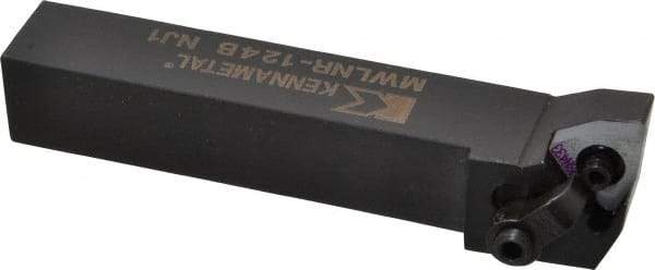 Kennametal - MWLN, Right Hand Cut, 5° Lead Angle, 3/4" Shank Height x 3/4" Shank Width, Negative Rake Indexable Turning Toolholder - 4-1/2" OAL, WN..43. Insert Compatibility, Series Kenloc - Apex Tool & Supply