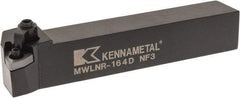Kennametal - MWLN, Right Hand Cut, 5° Lead Angle, 1" Shank Height x 1" Shank Width, Negative Rake Indexable Turning Toolholder - 6" OAL, WN..43. Insert Compatibility, Series Kenloc - Apex Tool & Supply