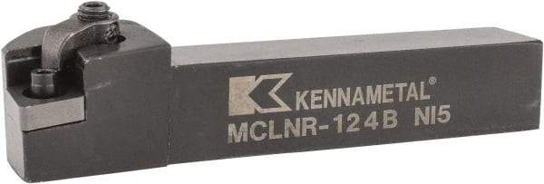 Kennametal - MCLN, Right Hand Cut, 5° Lead Angle, 3/4" Shank Height x 3/4" Shank Width, Negative Rake Indexable Turning Toolholder - 4-1/2" OAL, CN..43. Insert Compatibility, Series Kenloc - Apex Tool & Supply
