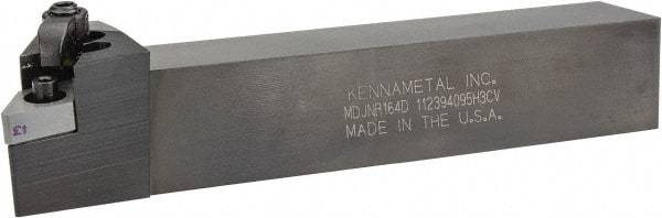 Kennametal - MDJN, Right Hand Cut, 3° Lead Angle, 1" Shank Height x 1" Shank Width, Negative Rake Indexable Turning Toolholder - 6" OAL, DN..43. Insert Compatibility, Series Kenloc - Apex Tool & Supply