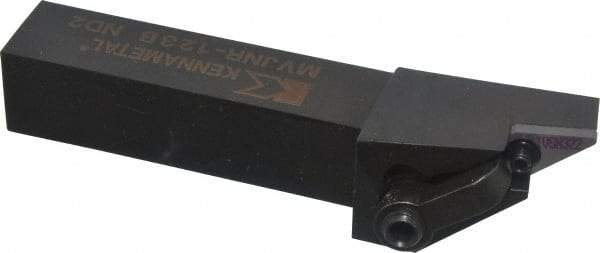 Kennametal - MVJN, Right Hand Cut, 3° Lead Angle, 3/4" Shank Height x 3/4" Shank Width, Negative Rake Indexable Turning Toolholder - 4-1/2" OAL, VN..33. Insert Compatibility, Series Kenloc - Apex Tool & Supply