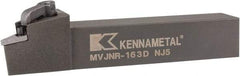 Kennametal - MVJN, Right Hand Cut, 3° Lead Angle, 1" Shank Height x 1" Shank Width, Negative Rake Indexable Turning Toolholder - 6" OAL, VN..33. Insert Compatibility, Series Kenloc - Apex Tool & Supply