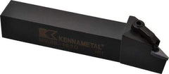 Kennametal - MVJN, Left Hand Cut, 3° Lead Angle, 1" Shank Height x 1" Shank Width, Negative Rake Indexable Turning Toolholder - 6" OAL, VN..33. Insert Compatibility, Series Kenloc - Apex Tool & Supply