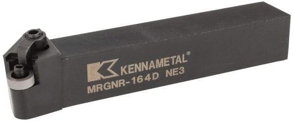 Kennametal - MRGN, Right Hand Cut, 15° Lead Angle, 1" Shank Height x 1" Shank Width, Negative Rake Indexable Turning Toolholder - 6" OAL, RN..43 Insert Compatibility, Series Kenloc - Apex Tool & Supply