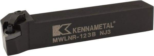 Kennametal - MWLN, Right Hand Cut, 5° Lead Angle, 3/4" Shank Height x 3/4" Shank Width, Negative Rake Indexable Turning Toolholder - 4-1/2" OAL, WN..33. Insert Compatibility, Series Kenloc - Apex Tool & Supply
