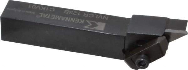 Kennametal - VP.., -5° Lead Angle NVLC External Right Hand Indexable Profiling Toolholder - 19.05mm Shank Height x 19.05mm Shank Width, 114.3mm Long, Steel - Apex Tool & Supply