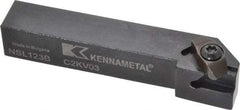 Kennametal - External Thread, Left Hand Cut, 19.05mm Shank Width x 19.05mm Shank Height Indexable Threading Toolholder - 114.3mm OAL, N.3L Insert Compatibility, NS Toolholder, Series Top Notch - Apex Tool & Supply