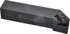 Kennametal - External Thread, Left Hand Cut, 25.4mm Shank Width x 25.4mm Shank Height Indexable Threading Toolholder - 127mm OAL, N.3L Insert Compatibility, NS Toolholder, Series Top Notch - Apex Tool & Supply