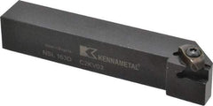 Kennametal - External Thread, Left Hand Cut, 25.4mm Shank Width x 25.4mm Shank Height Indexable Threading Toolholder - 152.4mm OAL, N.3L Insert Compatibility, NS Toolholder, Series Top Notch - Apex Tool & Supply
