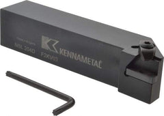Kennametal - External Thread, Left Hand Cut, 31.75mm Shank Width x 31.75mm Shank Height Indexable Threading Toolholder - 152.4mm OAL, N.4L Insert Compatibility, NS Toolholder, Series Top Notch - Apex Tool & Supply