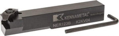 Kennametal - External Thread, Right Hand Cut, 19.05mm Shank Width x 19.05mm Shank Height Indexable Threading Toolholder - 114.3mm OAL, N.3L Insert Compatibility, NE Toolholder, Series Top Notch - Apex Tool & Supply