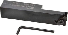 Kennametal - External Thread, Right Hand Cut, 25.4mm Shank Width x 25.4mm Shank Height Indexable Threading Toolholder - 127mm OAL, N.3L Insert Compatibility, NE Toolholder, Series Top Notch - Apex Tool & Supply