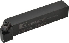 Kennametal - External Thread, Right Hand Cut, 19.05mm Shank Width x 19.05mm Shank Height Indexable Threading Toolholder - 114.3mm OAL, N.2R Insert Compatibility, NS Toolholder, Series Top Notch - Apex Tool & Supply
