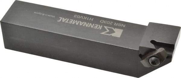 Kennametal - External Thread, Right Hand Cut, 31.75mm Shank Width x 31.75mm Shank Height Indexable Threading Toolholder - 152.4mm OAL, N.3R Insert Compatibility, NS Toolholder, Series Top Notch - Apex Tool & Supply