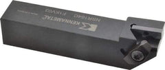 Kennametal - External Thread, Right Hand Cut, 25.4mm Shank Width x 25.4mm Shank Height Indexable Threading Toolholder - 127mm OAL, N.4R Insert Compatibility, NS Toolholder, Series Top Notch - Apex Tool & Supply