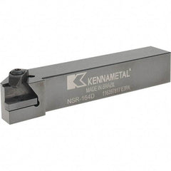 Kennametal - External Thread, Right Hand Cut, 25.4mm Shank Width x 25.4mm Shank Height Indexable Threading Toolholder - 152.4mm OAL, N.4R Insert Compatibility, NS Toolholder, Series Top Notch - Apex Tool & Supply