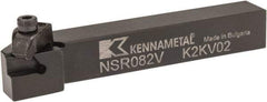 Kennametal - External Thread, Right Hand Cut, 12.7mm Shank Width x 12.7mm Shank Height Indexable Threading Toolholder - 88.9mm OAL, N.2R Insert Compatibility, NS Toolholder, Series Top Notch - Apex Tool & Supply