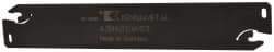 Kennametal - 1.0236" Blade Height, 0.0945" Blade Width, 5.9055" OAL, Neutral Cut, Double End Indexable Cut-Off Blade - 1.57" Max Depth of Cut, A2BNSN Blade, A2 Cut-Off Series - Apex Tool & Supply