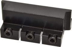 Kennametal - Tool Block Style A2TEN, 26mm Blade Height, 3.39" OAL, 1.57"& OAH, Indexable Cutoff Blade Tool Block - 3/4" Shank Height, 3/4" Shank Width, Reversible, Series A2 Cut-Off - Apex Tool & Supply