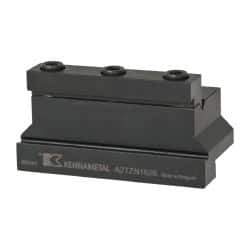 Kennametal - Tool Block Style A2TZN, 26mm Blade Height, 3.39" OAL, 1.89"& OAH, Indexable Cutoff Blade Tool Block - 1" Shank Height, 1" Shank Width, Reversible, Series A2 Cut-Off - Apex Tool & Supply