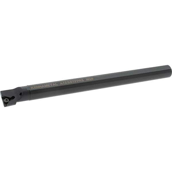 Kennametal - 23.62mm Min Bore Diam, 254mm OAL, 3/4" Shank Diam, A-STFP Indexable Boring Bar - TP.. Insert, Screw Holding Method - Apex Tool & Supply