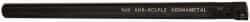 Kennametal - 15.24mm Min Bore Diam, 203.2mm OAL, 1/2" Shank Diam, A-SCLP Indexable Boring Bar - CP.. Insert, Screw Holding Method - Apex Tool & Supply