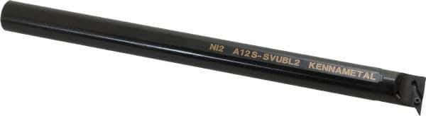 Kennametal - 24.89mm Min Bore Diam, 10" OAL, 3/4" Shank Diam, A-SVSP Indexable Boring Bar - VB.. Insert, Screw Holding Method - Apex Tool & Supply