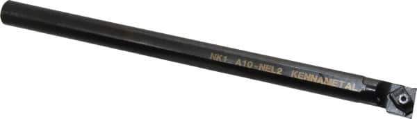 Kennametal - 25.4mm Min Bore Diam, 10" OAL, 5/8" Shank Diam, A-NE Indexable Boring Bar - N. Insert, Clamp Holding Method - Apex Tool & Supply