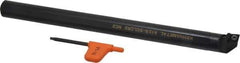 Kennametal - 23.62mm Min Bore Diam, 10" OAL, 3/4" Shank Diam, A-SCLC Indexable Boring Bar - CC.. Insert, Screw Holding Method - Apex Tool & Supply